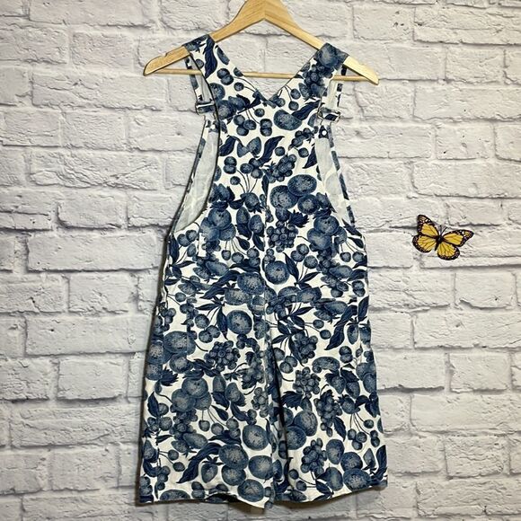METRO Express Fruit Print Short Overalls Size 14 - Picture 6 of 10